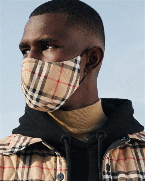 burberry pattern mask|Burberry releases face mask with signature check on  .